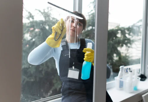 Nettoyage de vitres intérieures et extérieures à Saint-Aubin-des-Bois
